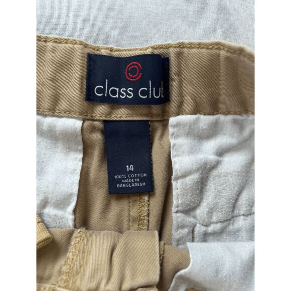 Boys School Uniform Khaki Shorts Lot of Three, Size 14, Adjustable Waist - Picture 9 of 11